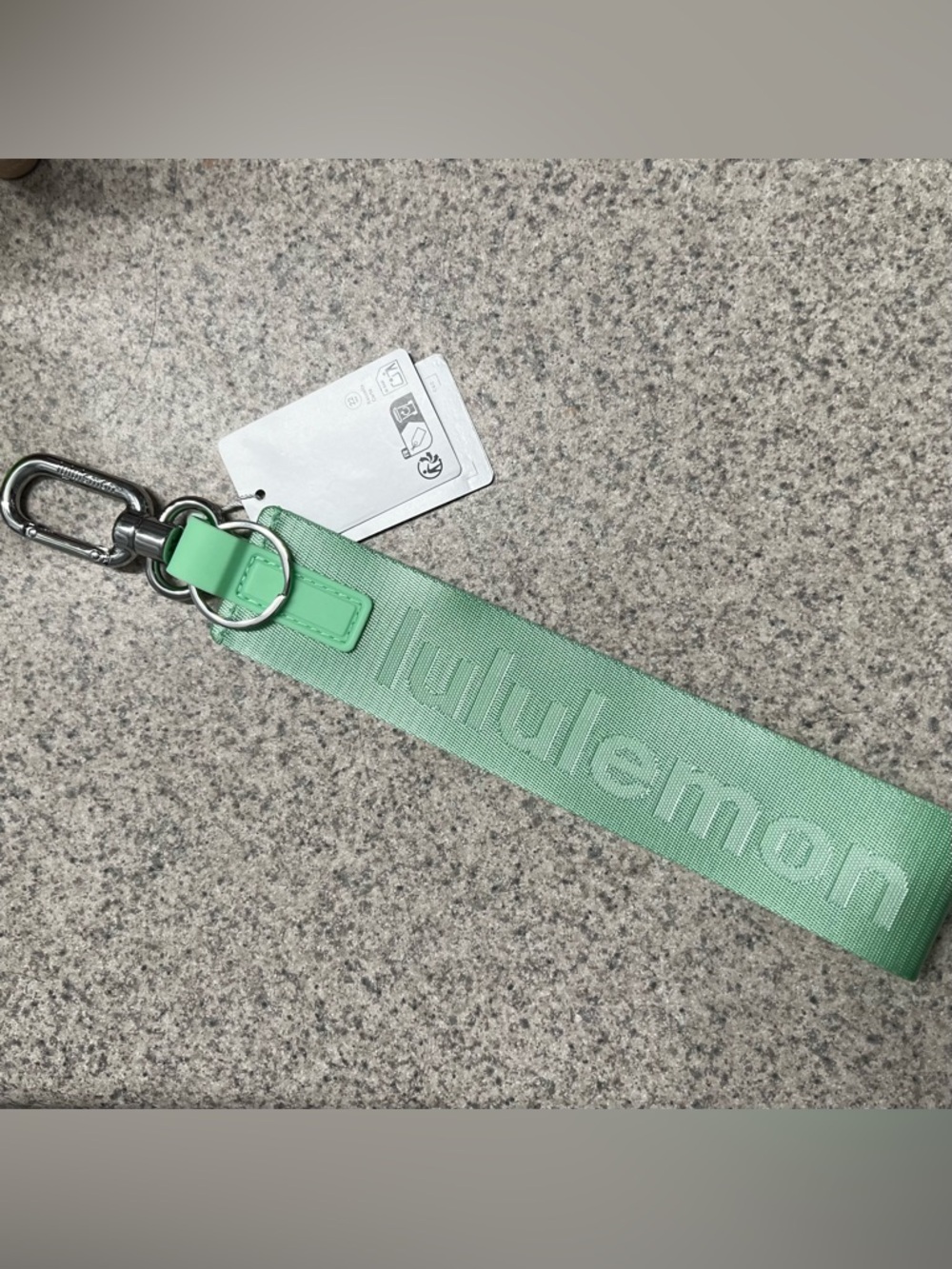 Lululemon Never Lost Keychain NWT